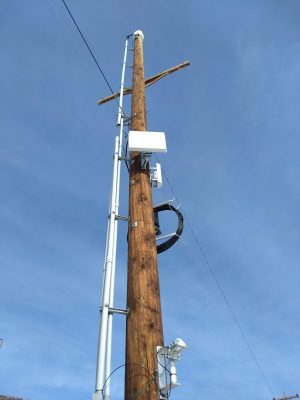 Wireless access points on power pole